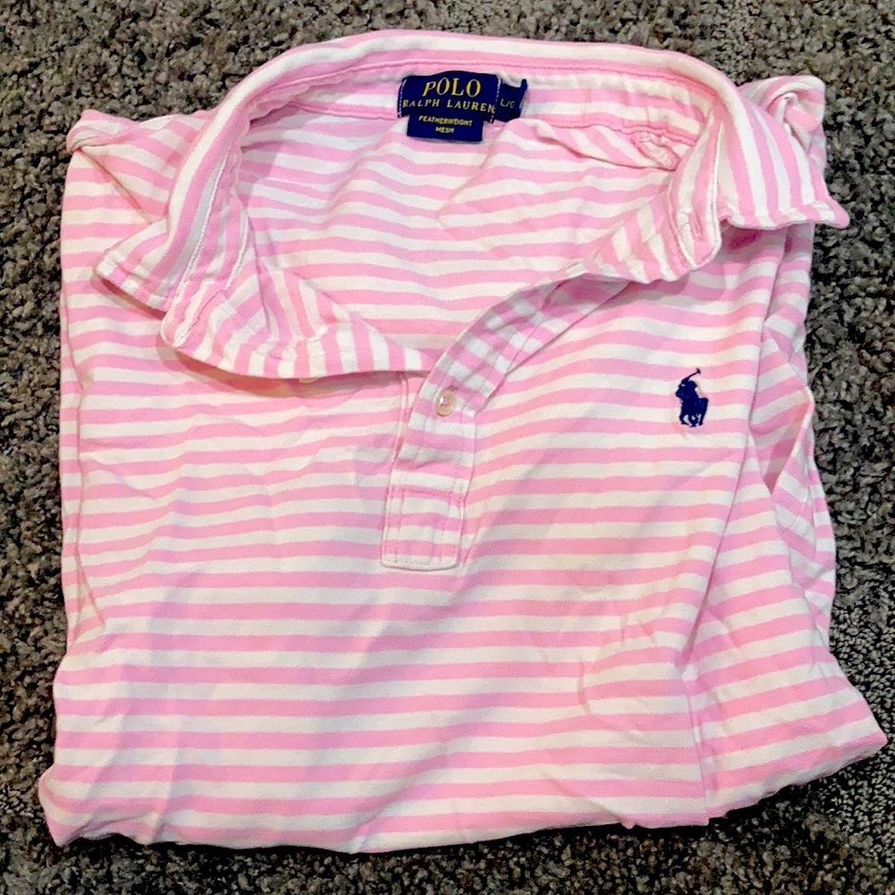 Short sleeve Ralph Lauren polo men’s large featherweight mesh shirt